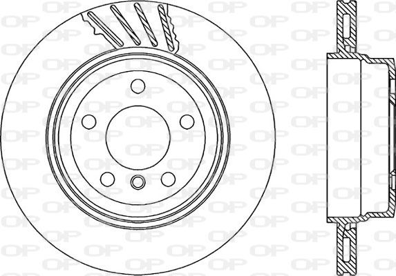 OPEN PARTS Тормозной диск BDR2235.20